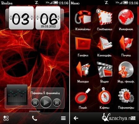 Abstract Red (Symbian 9.4, ^3, Anna, Belle)