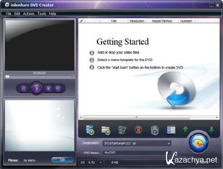 Joboshare DVD Creator 3.3.0.0420 Portable (ML/ENG) 2012