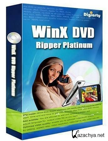 WinX DVD Ripper Platinum 6.8.5 Build 20120419 Portable (RUS)