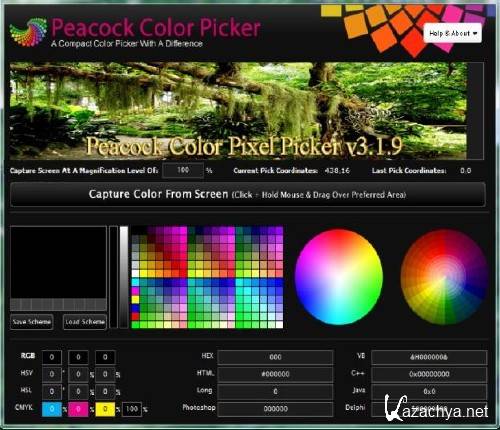 Peacock Color Pixel Picker v3.1.9