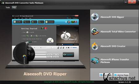 Aiseesoft DVD Converter Suite Platinum 6.2.36