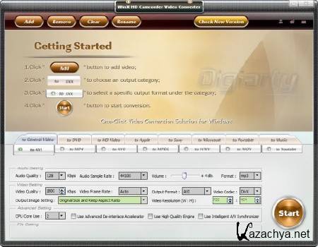 WinX HD Camcorder Video Converter 3.0.1 (Build 20120228) Portable (ENG) 2012