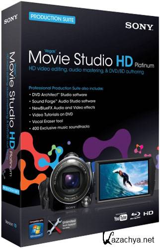 Vegas Movie Studio HD Platinum 11.0.322 Rus Portable by goodcow