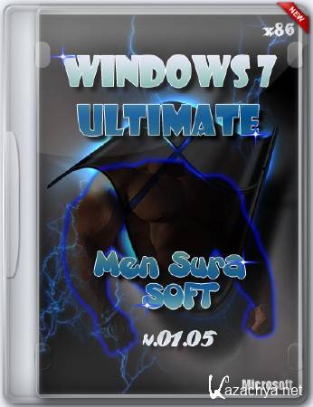 Windows 7 Ultimate x86 Men Sura Soft v.01.05.2012 (2012) RUS
