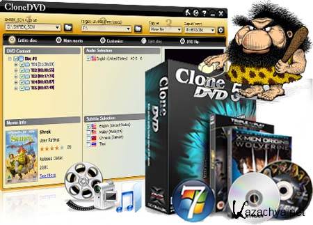  DVD X Studios CloneDVD v5.6.1.0 + Portable Rus (2012)  