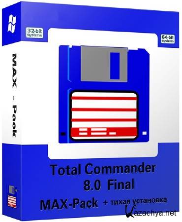 Total Commander 8.0 Final x86/x64 [MAX-Pack 2012.5.4]  28.05   (ENG/RUS) 2012