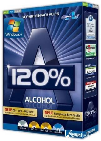 Alcohol 120 % Version 2.0.1 Build 2033 RePack (RUS) 2012