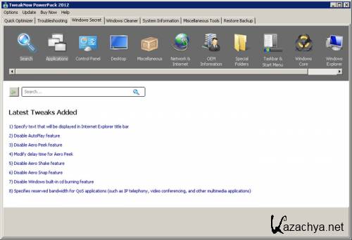 TweakNow PowerPack 2012 v4.1.6 