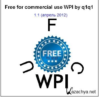 Free for commercial use WPI 1.1 by q1q1 ( 2012)