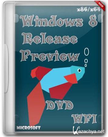 Microsoft Windows 8 Release Preview 32/64-bit DVD WPI 12.06.2012