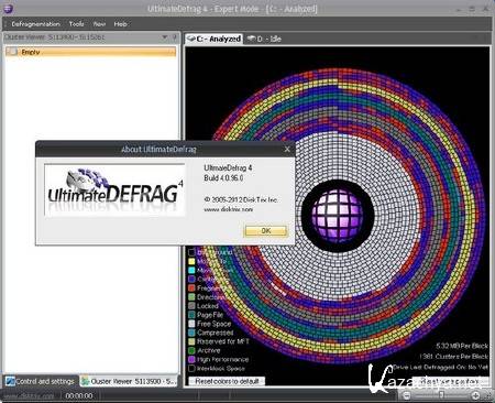 DiskTrix UltimateDefrag 4.0.96.0 (ENG) 2012 Portable