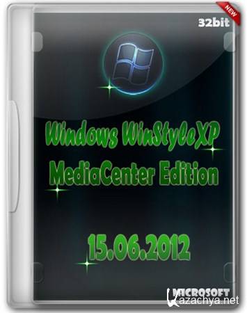 Windows WinStyleXP SP3 MediaCenter Edition 15.06.2012 (2012/Rus)