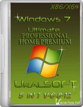 Windows 7 x86 x64 UralSOFT 5 in 1 v.6.8.12