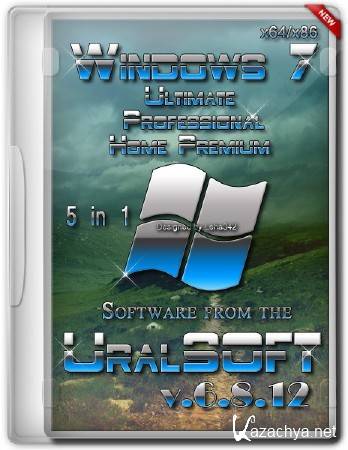 Windows 7 UralSOFT 5 in 1 v.6.8.12 (x86/x64/RUS/2012)