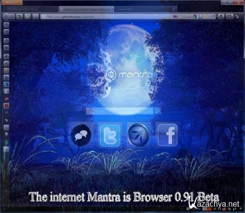The internet Mantra is Browser 0.91 Beta