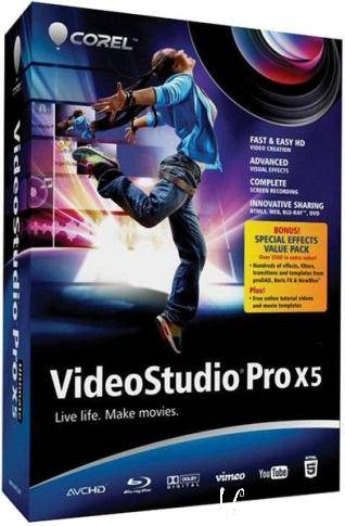 Corel VideoStudio Pro X5 Ultimate [eng+rus] + SP1 + DVD menu 15.0.0.258 [EN/RUS]
