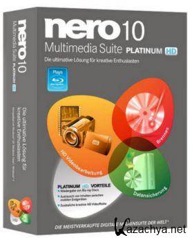 Nero 10 Platinum HD 10.5.1090 x86+x64 [2010, ENG + RUS] + Crack