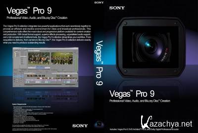 Sony Vegas Pro 9.0e Build 1147 x64 (2012, Multi+Rus) + Crack