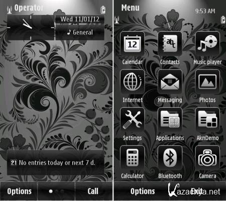 Dark Russian style (Symbian 9.4, S^3)