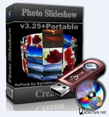 Photo Slideshow Creator 3.25 + Portable  RePack by Kyvaldiys (2012) Rus