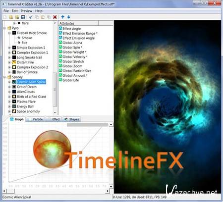 Rigzsoft TimelineFX Particle Editor 1.26 (2012) ENG