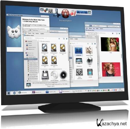 Wave Skin Pack 1.0 for Windows 7 (ML/RUS) 2012