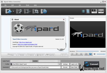 Tipard DVD Software Toolkit Platinum v.6.1.36 + Portable (2012/ENG/PC)
