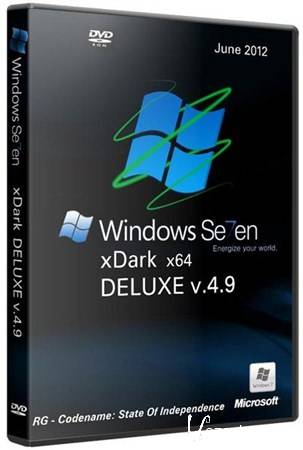 Windows 7 xDark Deluxe v4.9 x64 RG - Codename: State Of Independence ( 2012)