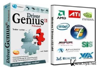 Windows 7 Drivers Update 10 + Driver Genius Pro 11 Final + Portable (x32/x64, 2012, RUS)