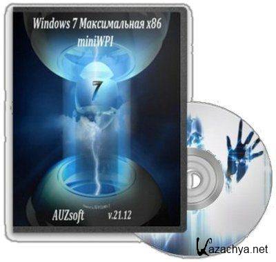 Windows 7  miniWPI AUZsoft v.21.12 (x86/RUS/2012)