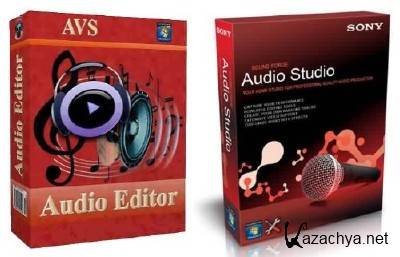 AVS Media - Audio Editor 7.1 + Portable + Sony Sound Forge Audio Studio 10 (2012, ENG.RUS)