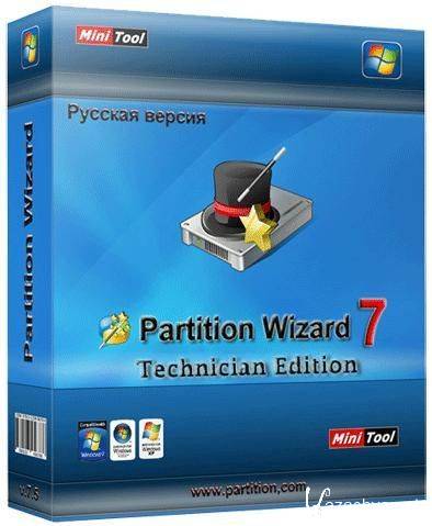 MiniTool Partition Wizard Technician Edition 7.5 Rus Portable by Valx
