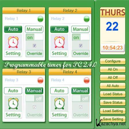 Programmable timer for PC 2.4.0