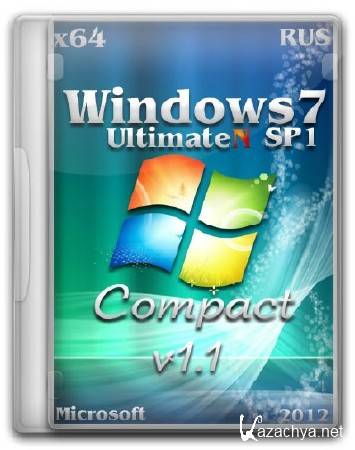 Windows 7 UltimateN SP1 x64 Compact v1.1 (2012/RUS)