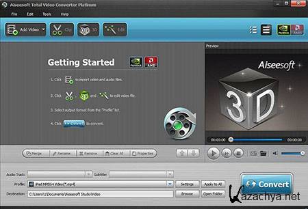 Aiseesoft Total Video Converter Platinum 6.3.10 + Portable (2012) 