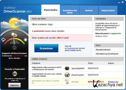 Uniblue DriverScanner 2013 version 4.0.9.10 (2012) 