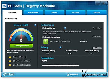  PC Tools Registry Mechanic 11.1.0.188 + Portable (2012) 