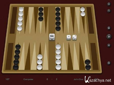 Backgammon Classic Pro v1.04  /   1.0.4 Pro (2012/ENG/ENG)