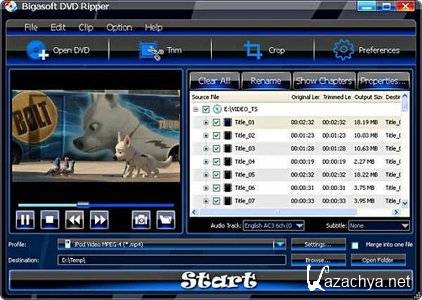 Bigasoft DVD Ripper 3.1.5.4561 Portable