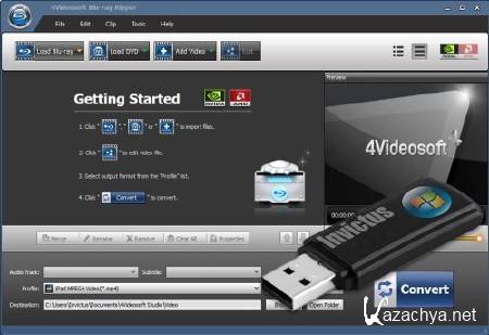 4Videosoft Blu-ray Ripper 5.0.22 Portable