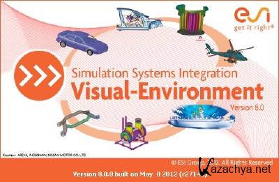 ESI Visual Environment v.8.0 for Windows x86+x64 [2012, ENG+FRA] + Crack