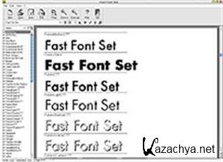 Fast Font Set