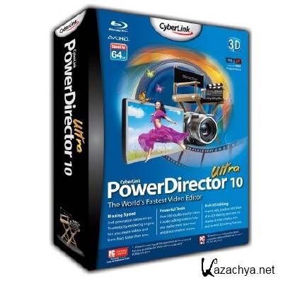 CyberLink PowerDirector 10 Ultra 1005 GM2 x86 [2011, ENG + RUS] + Crack