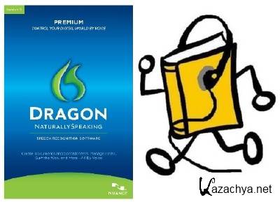 NUANCE Dragon NaturallySpeaking 11.5 (86-64) + MP3Book 426