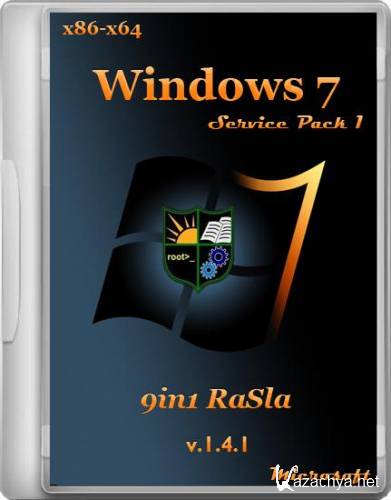 Microsoft Windows 7 SP1 RUS 9in1 RaSla v.1.4.1 (x86/x64/RUS/2012)