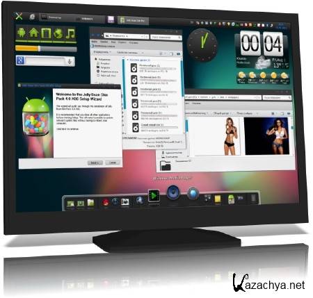 Android Jelly Bean Skin Pack 4.0 for Windows 7 x86/x64