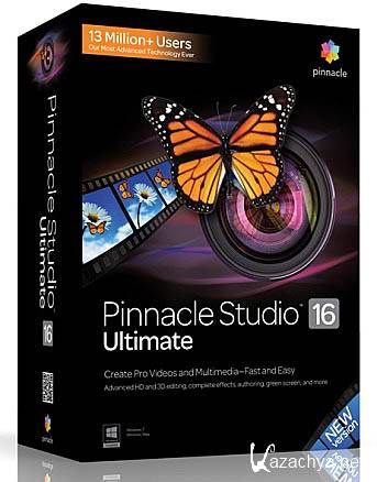 Pinnacle Studio 16 Ultimate 16.0.0.75 (32-bit) (2012)