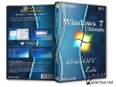 Windows 7 x86/x64 Ultimate UralSOFT Lite v.9.3.12(RUS/2012)