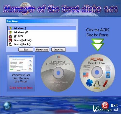 Manager of the Boot disks 1.11