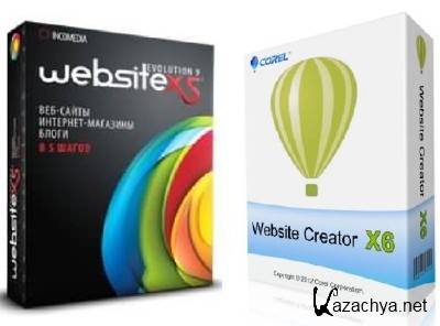 Corel Website Creator X6 + WebSite X5 Evolution 9 [2012, RUS]